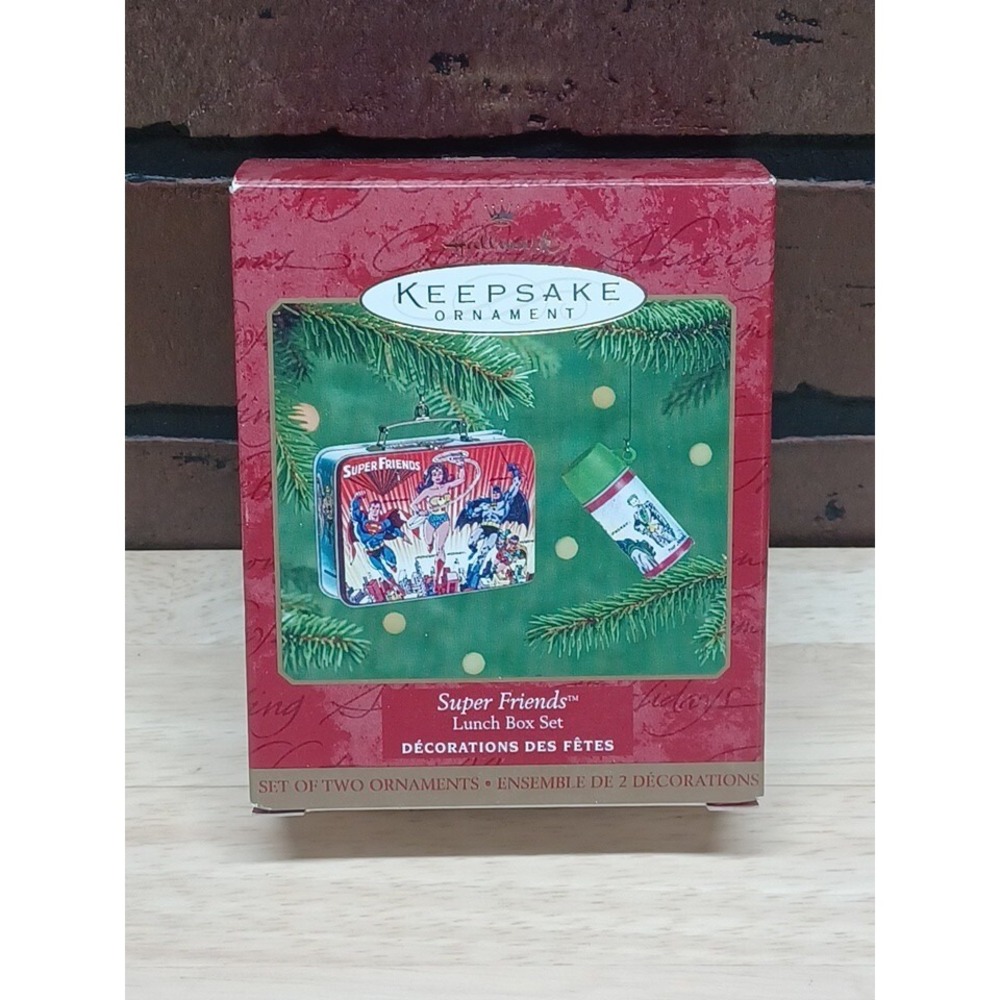 Hallmark Ornament 2000 SUPER FRIENDS No Thermos